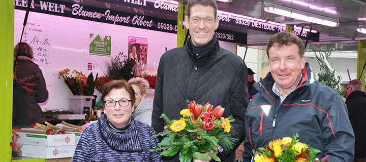 10 Jahre Blumenspende für St. Elisabeth-Hospital Beckum