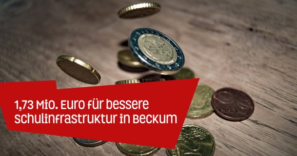 1,73 Mio. Euro für bessere Schulinfrastruktur in Beckum