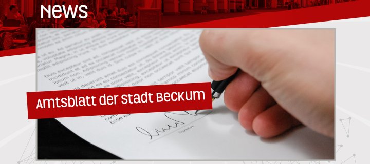 Amtsblatt der Stadt Beckum