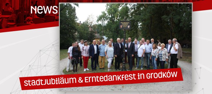 Beckumer Delegation feiert Stadtjubiläum und Erntedankfest in Grodków