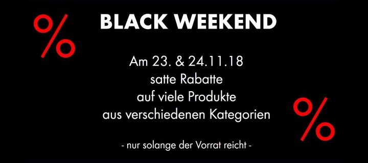Black Weekend auch bei Elektro Pelkmann