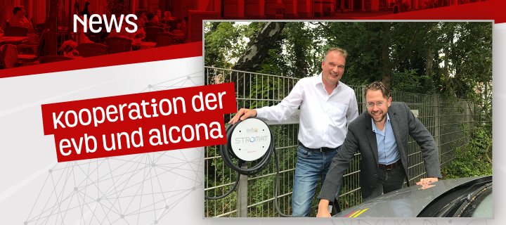Elektromobilität: evb und alcona Auto-mation GmbH gründen Vertriebspartnerschaft für Ladestation