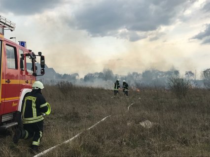 Flächenbrand am Völkerbach