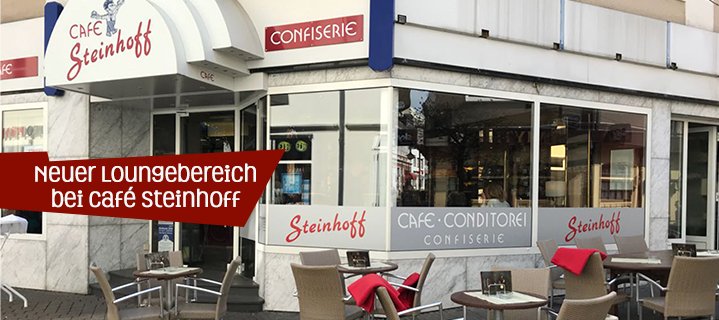 Jetzt neu: Lounge Bereich im Café Steinhoff