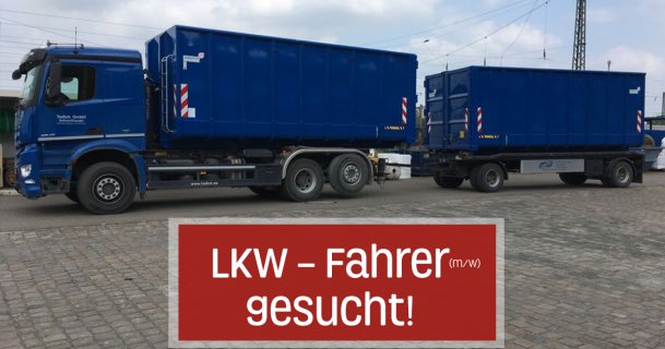 LKW-Fahrer (m/w) für die Tadick Rohstoffhandels GmbH gesucht!