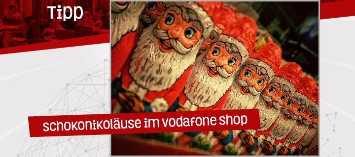 Nikoläuse im Vodafone Shop