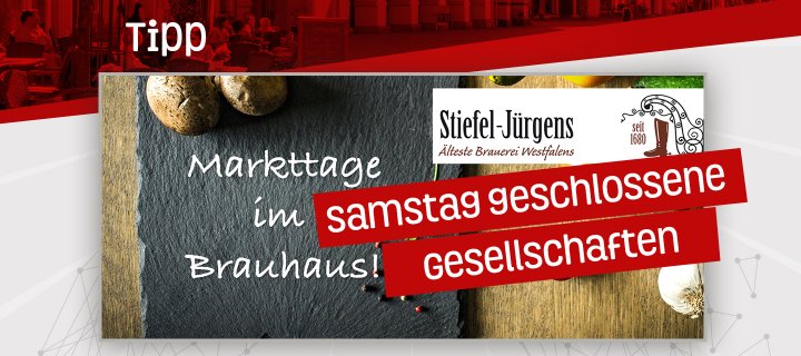 Stiefel Jürgens: Morgen kein Mittagstisch & abends geschlossene Gesellschaft