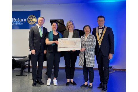 Rotary Club Beckum unterstützt die Musikschule