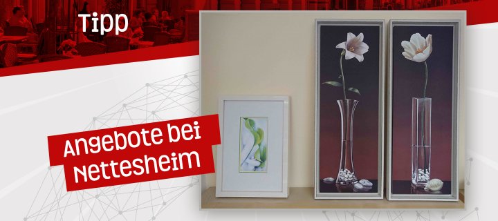 Unschlagbare Angebote bei Nettesheim: 50% Rabatt auf Bilder und Accessoires