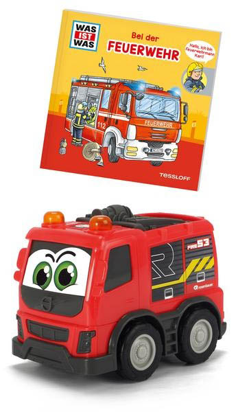 WAS IST WAS Dickie Toys Feuerwehr. Set (Fahrzeug + Buch)